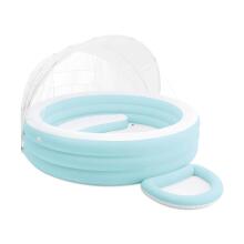 Inflatable children's pool with a canopy 277x221 cm INTEX 57195