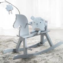 Kidsworld Rocking Horse Art.299213 White medinis vaikiškas supamasis arklys