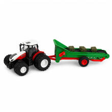 Remote Controlled Agricultural Tractor with Conveyor Belt RC Bale Lights 1:24