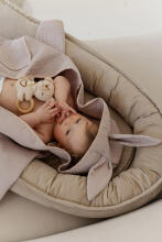 BATH COVER WAFFLE PINK 110X110