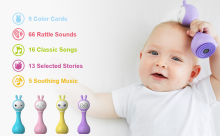 Alilo Smart Hare R1 Pink RU – Interactive Musical Developmental Toy for Children from 0+ with Russian Voice