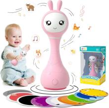 Alilo Smart Hare R1 Pink RU – Interactive Musical Developmental Toy for Children from 0+ with Russian Voice