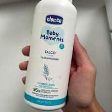 Chicco Baby Moments Powder Art.33798 Пудра-тальк защитный с рисовым крахмалом 150гр