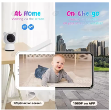 La bebe™ Accessories Monitor Babyphone Wireles Art.38931 White Детский монитор-видеокамера