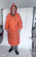 Q-Tech Oxford Rain Coat Art.40228 Unisex lietus mētelis nu ūdensatgrūdošā īpaši noturīgā auduma oxford