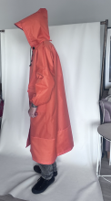 Q-Tech Oxford Rain Coat Art.40228 Unisex lietus mētelis nu ūdensatgrūdošā īpaši noturīgā auduma oxford lietaus paltas gėlių lietpaltis