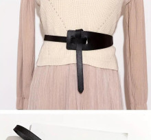 Bebe Basic Knotted Belt Art.40299 Классический пояс из искусственной кожи