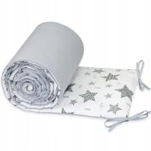 Ankras Star Art.41217 Grey Cot apsauga 180 cm