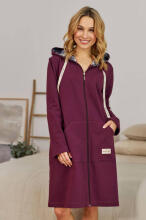 Doctronap Robe  Art.7107 Burgundy  chalatas nėščioms moterims