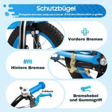 Kids Bike Wheels Collas 12' Blue Art.46663 Vaikų dviratis su dviračiu
