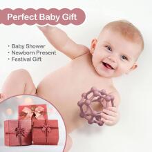 Baby Silicone Teether Sensory Grab Art.47009 Silicone baby teether – sensory teether ball 8.5 x 10 cm