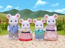 Sylvanian Marshmallow Mouse Family Art.5308