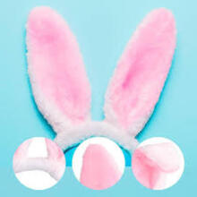 Home Company Rabbit Ear Art.53836 Карнавальный костюм  - зайчьи уши,1 шт