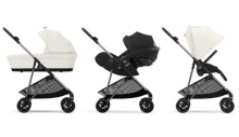 Cybex Melio Carbon vežimėlis Moon Black