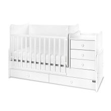 Lorelli Maxi Plus Art.10150580024P White Baby Crib-Transformer
