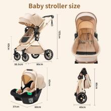Shineey 3-in-1 Pushchair Buggy Art.U9-X Pink