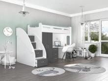 AJK Zuzia Plus Art.65551 Grey Vaikiškas modulinis baldų komplektas