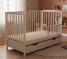 Elf Bed Arco Art.73262 White Medinė kūdikio lovelė 120x60 cm