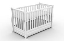 Elf Bed Gardenia  Art.74239 White Vaikiška lovelė (120x60 cm)