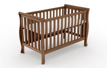 Elf Bed Gardenia  Art.74240 Nut Vaikiška lovelė (120x60 cm)