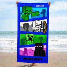Carbotex Beach Towel Minecraft Art.MC2402154-R