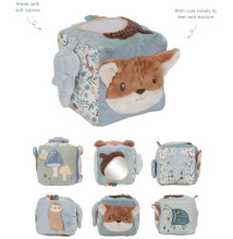 Little Dutch Soft Activity Cube Forest Friends Art. 8909  Mīkstais attīstošais klucis