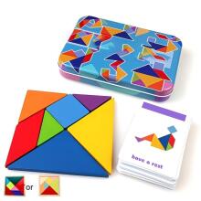 Happy Toys Puzzle Art.8709 Wooden Tangram Puzzle