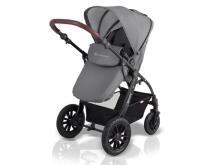 „KinderKraft'18 Moov Grey 3 in1“ gaminys. KWMOOVGRY00NC universalus vežimėlis 3 in1 + automobilinė kėdutė