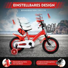 Kids Bike Wheels Collas 12' Red  Art.8063 Vaikų dviratis su dviračiu