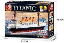 Kidsworld  Titanic Building Bricks Set Art.M38-B0576 Titanic Ship Constructor, 194 pieces.