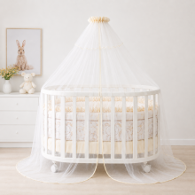 Lorelli Canopy Art.20051170001 White Luxurious universal canopy for a baby crib