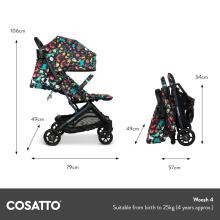 Cosatto Woosh 4 Pushchairs Art.92234 Pink Детская прогулочная коляска