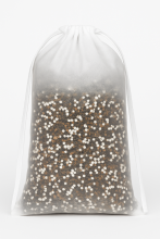 La Bebe™ Light Refill 1,5 L Art.9433 Filling for poufs and bean bags (DIY)  — mixture of polystyrene beads and buckwheat hulls