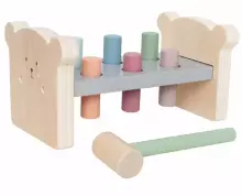 JaBaDaBaDo Hammerpeg Art.C2517 Medinis žaislas su plaktuku