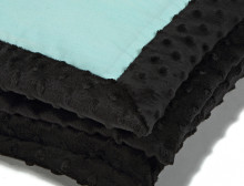 La Millou Art. 83433 Infart Blanket Follow Me Black Высококачественное детское двустороннее одеяло от Дизайнера Ла Миллоу (65x75 см) 