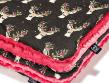 La Millou By Katarzyna Zielinska Art. 83486 Toddler Blanket Oh My Deer Watermelon Высококачественное детское двустороннее одеяло (80x100 см)