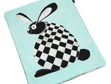 La Millou Art. 83501 Toddler Blanket Follow Me Grey Высококачественное детское двустороннее одеяло от Дизайнера Ла Миллоу (80x100 см)