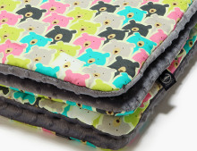 La Millou Art. 83516 Preschooler's Blanket Polar Bears Grey